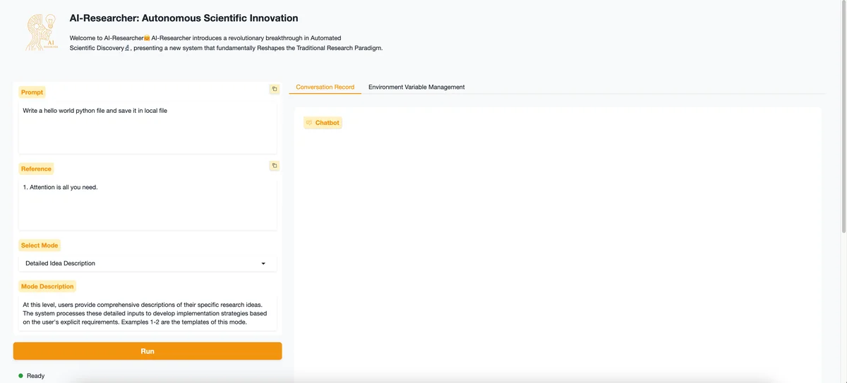 AI-Researcher: Autonomous Scientific Innovation