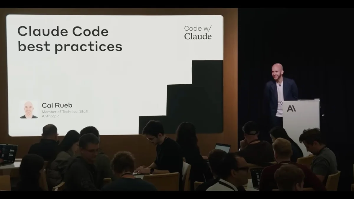 Claude Code best practices | Code w/ Claude - YouTube