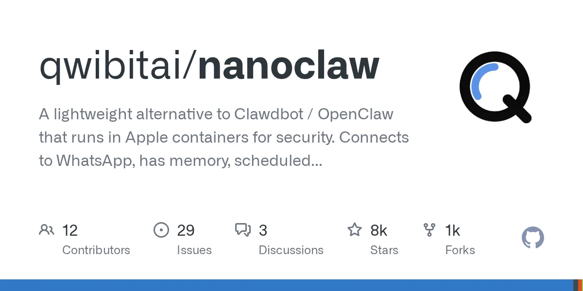 nanoclaw repository preview